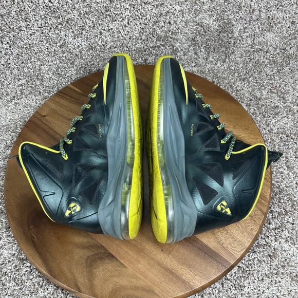 Nike LeBron X 10 Mens Size 10.5 Dunkman 2012 Seaweed Atomic Green nby 541100-300 - Picture 7 of 10